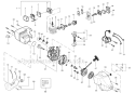 Page C Diagram and Parts List for FEATHERLITE Type 1 Weed Eater Trimmer